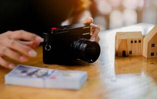 Mirrorless camera for photographers and travel photographers photo