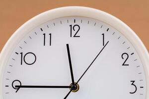 Alarm clock telling time and working with limited time. Photo of clock in studio. Time and life.
