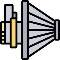 A speaker icon on a white background vector