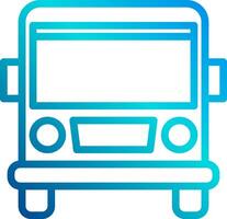 Bus icon on white background vector
