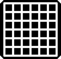 A square with squares on it, black and white vector