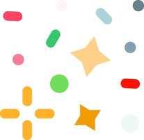 A colorful background with many different shapes vector