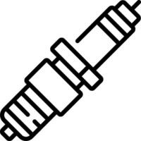 Spark plug icon vector