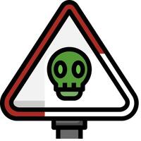 A skull and crossbones sign with a skull on it vector