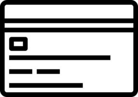 A credit card icon on a white background vector
