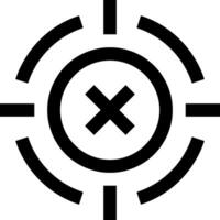 A black and white logo with an x in the center vector
