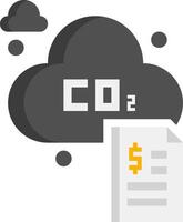 Co2 is a gas that is emitted from the burning of fossil fuels vector