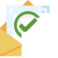 Email and envelope icon vector