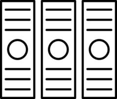 File cabinet icon vector