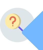 What is a question mark icon vector