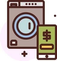 How to make money with a washing machine vector