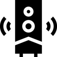 A speaker icon with two speakers vector