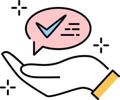 Checklist illustration design vector