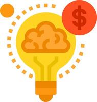 How to make money with a brain vector