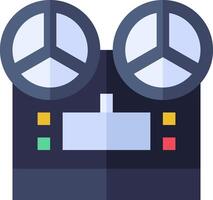 A flat icon of a camera vector