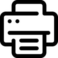 Printer icon on white background vector