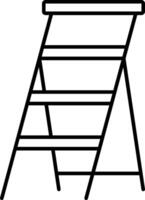 A ladder with a ladder on top of it vector