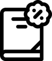 A black and white icon of a book with a cloud vector