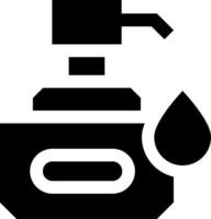 A black and white image of a soap dispenser vector