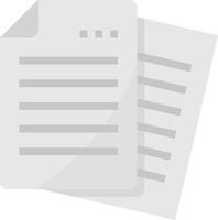 A sheet of paper with a pen on it vector