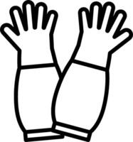 Gloves icon illustration vector