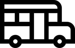 Bus icon on white background vector