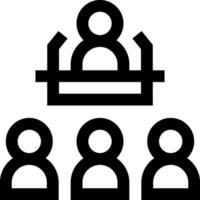 A black and white image of people sitting in a circle vector