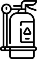 Fire extinguisher icon vector