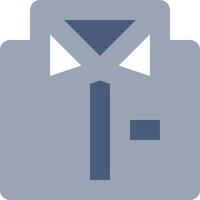 A shirt with a tie on it vector