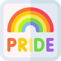 Pride - rainbow icon for android vector