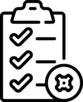 Checklist illustration design vector