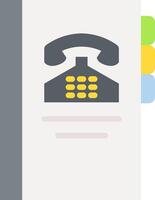 A phone icon on a white background vector