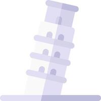 A tower with a large base and a small top vector