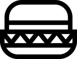 A hamburger icon on a white background vector