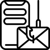 Email and phone icon vector