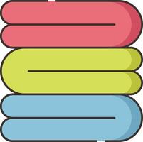 Stack of books icon illustration design vector