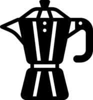 An icon of a coffee maker on a white background vector
