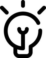 A light bulb with a letter c in it vector