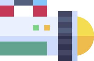 A flat icon of a computer with a keyboard and mouse vector