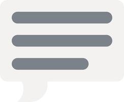 A speech bubble with a message in it vector
