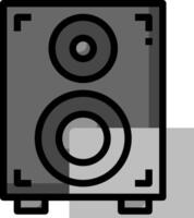 A speaker icon on a white background vector