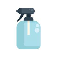 Spray bottle with trigger for cleaning solutions and sanitizing vector