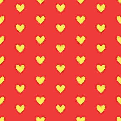cartoon seamless pattern of strawberry skin with heart shaped seeds