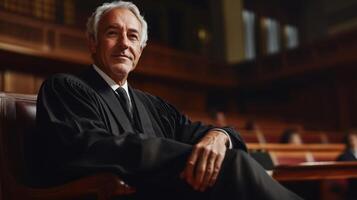 A Confident Judge in His Chamber photo