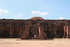 The in front of way of Khao Klang Nok in Si Thep historical park. photo