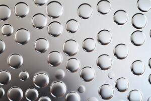 Abstract Silver Circles Pattern Texture Background photo