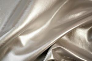 Silver Leather Texture Background photo