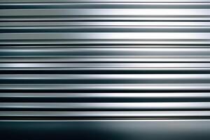 Abstract Silver Metal Texture with Horizontal Stripes photo