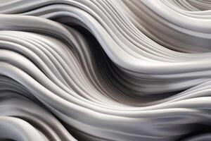 Abstract White Wavy Pattern Texture Background photo