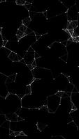 Abstract plexus connecting dots and lines polygonal network web animation vertical background, abstract geometric polygon web digital technology vertical background animation video